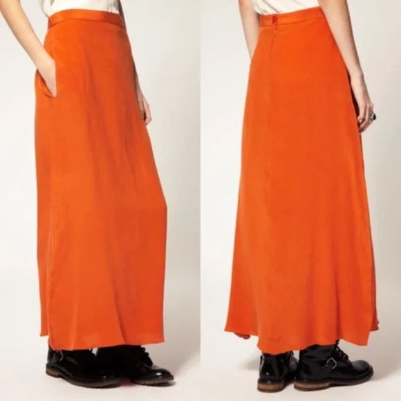SILK✨One Teaspoon Harlequin Maxi Skirt